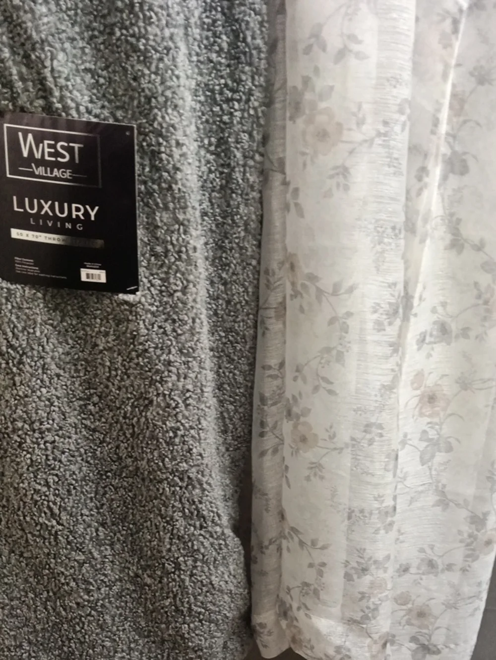 West Village Throw  with Matching Curtains